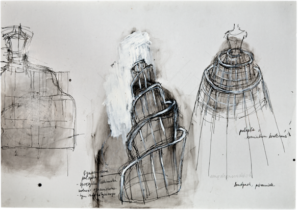 Autres dessins 14, 2006, 50,7 x 71,9 cm, encre et acrylique sur carton