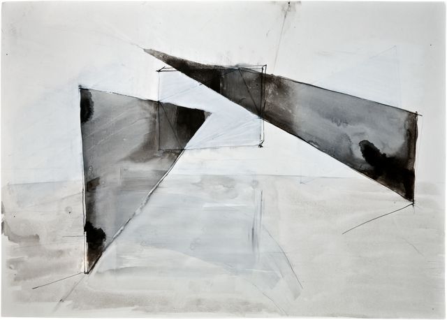 Autres dessins 4, 2009, 50,9 x 71,7 cm, encre et acrylique sur carton