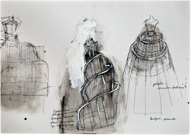Autres dessins 14, 2006, 50,7 x 71,9 cm, encre et acrylique sur carton
