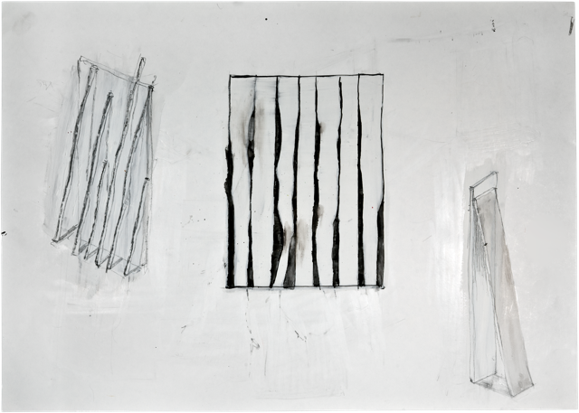 Bois 19, 2011, 50 x 70 cm, encre et acrylique sur carton